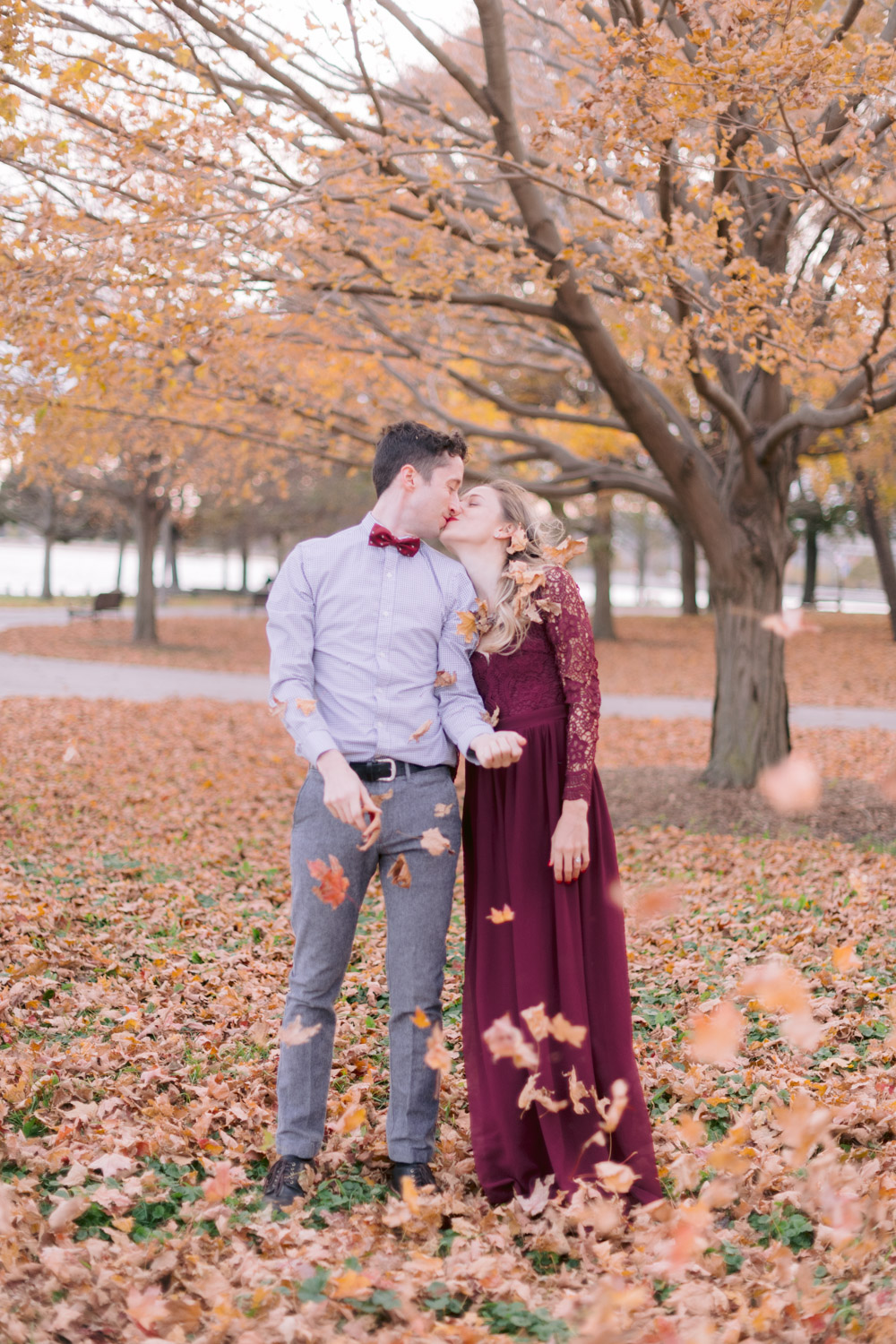 chicago promontory point engagement session