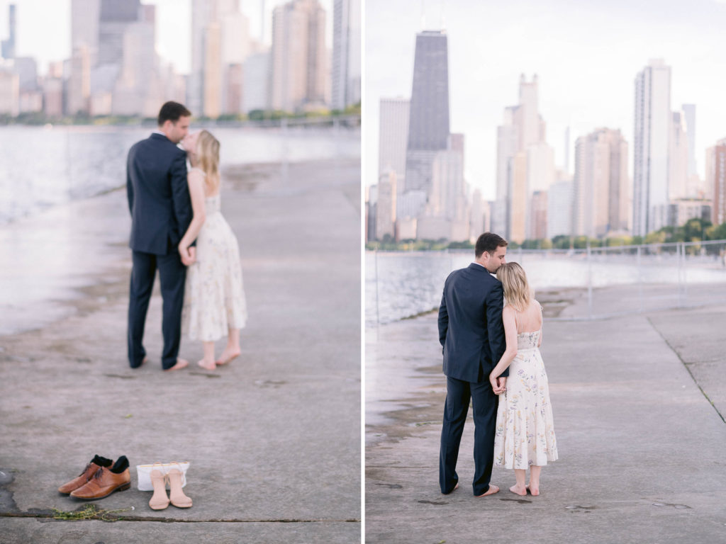 north avenue beach engagement session