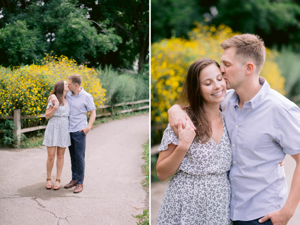 lincoln square chicago engagement session