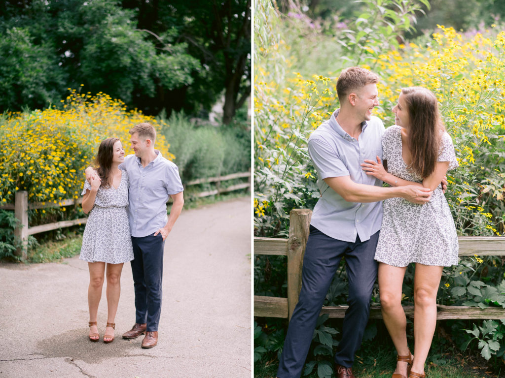 lincoln square chicago engagement session