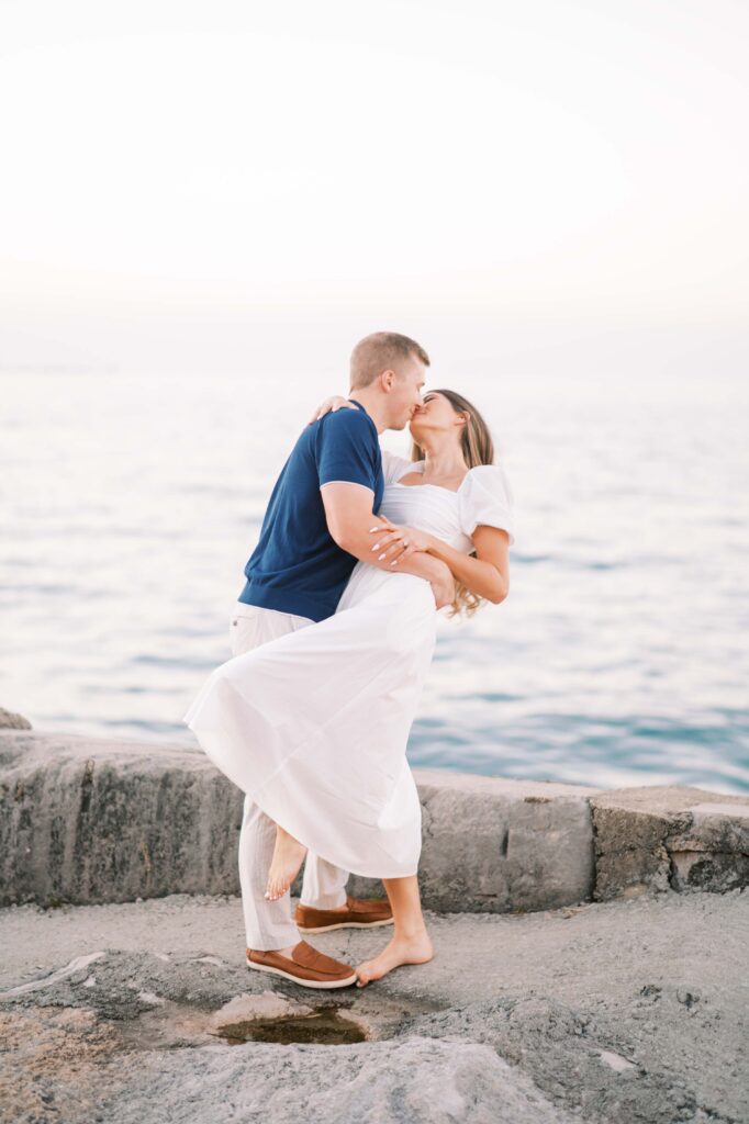 promontory point chicago engagement session
