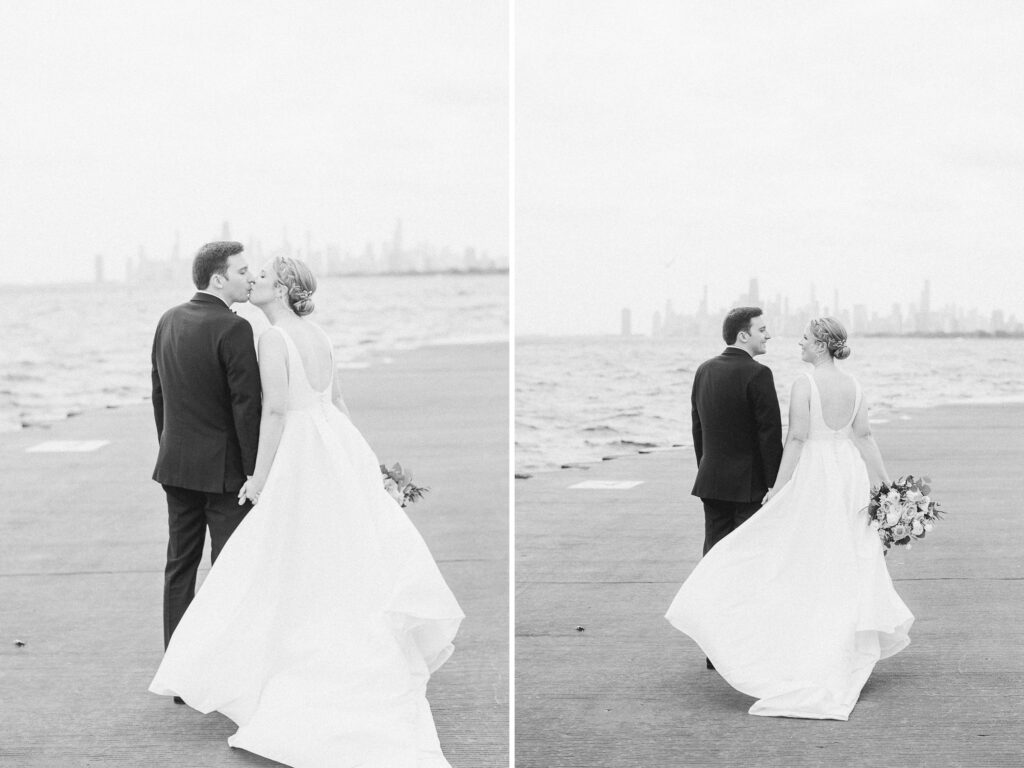 montrose beach wedding photography