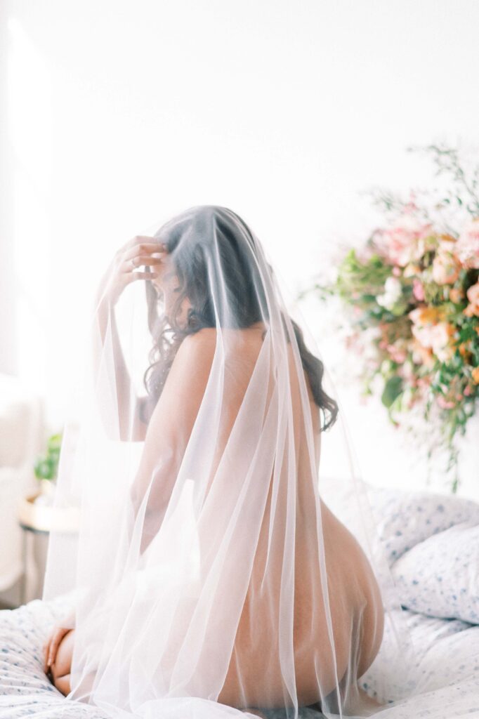 fine art bridal boudoir