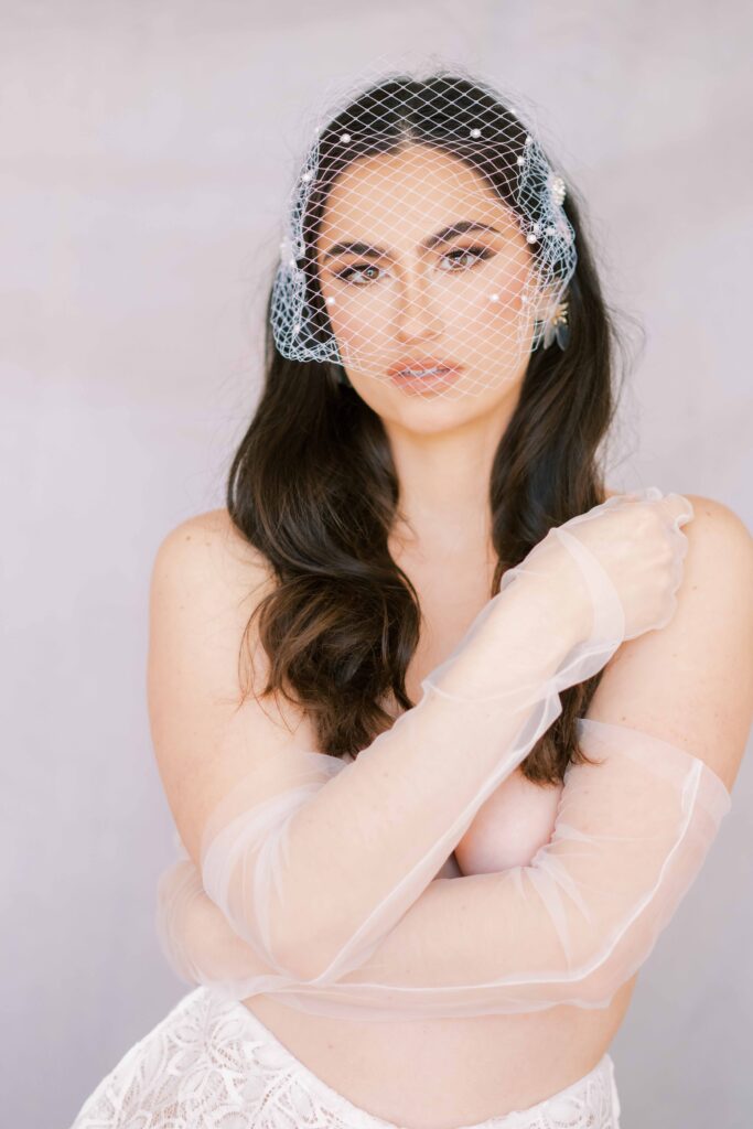 vintage bridal boudoir