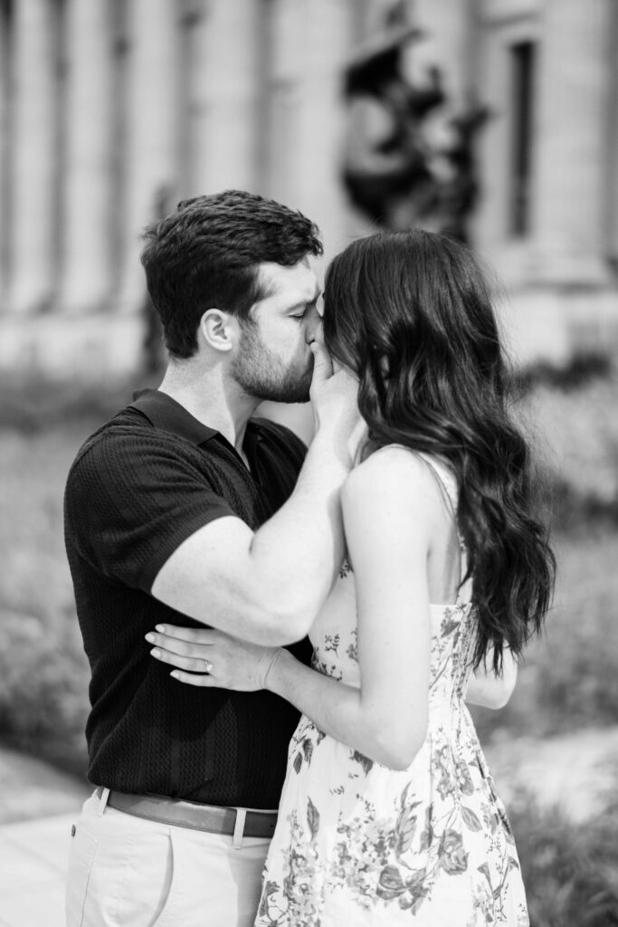 Spring Engagement Session at The Art Institute of Chicago 