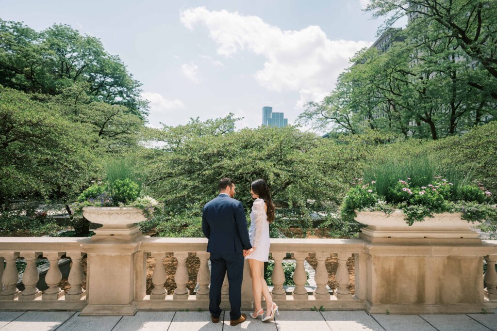 Spring Engagement Session at The Art Institute of Chicago 