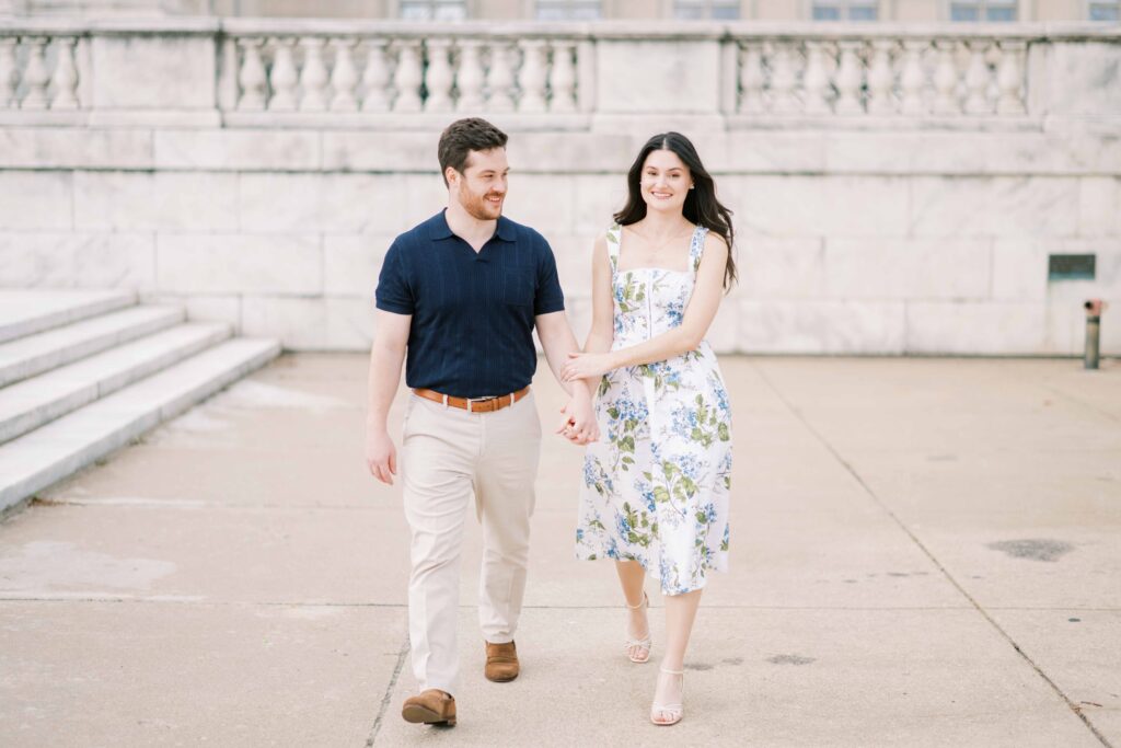 Spring Engagement Session at The Art Institute of Chicago 