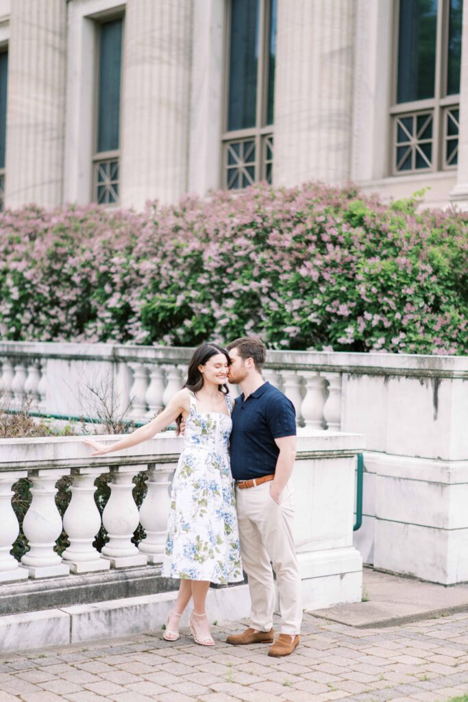 Spring Engagement Session at The Art Institute of Chicago 