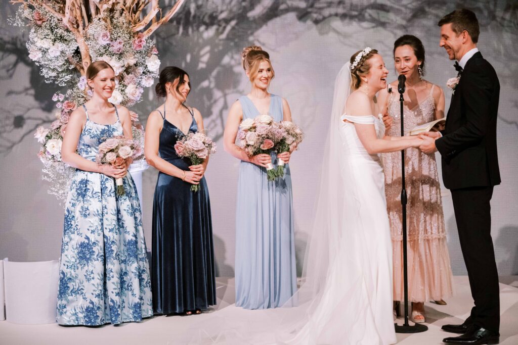 stylized wedding at St. Regis Chicago photographed on film by Danielle Heinson Photography