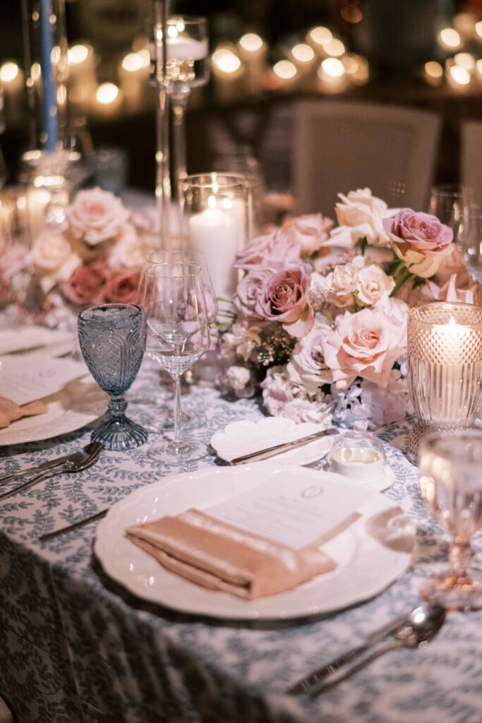 stylized wedding at St. Regis Chicago photographed on film by Danielle Heinson Photography