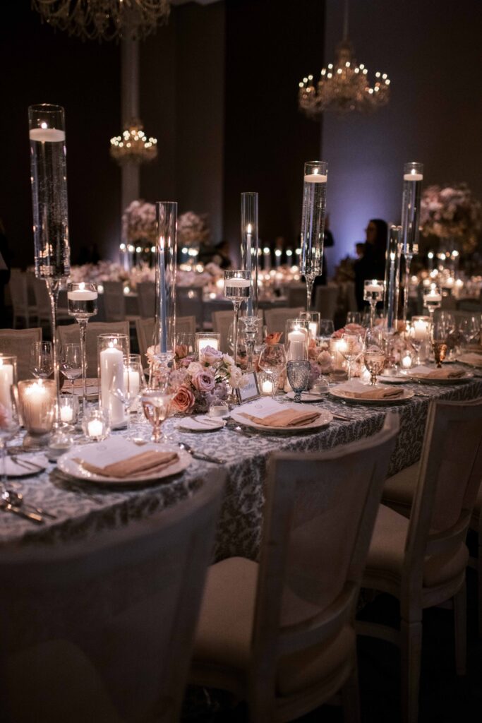 stylized wedding at St. Regis Chicago photographed on film by Danielle Heinson Photography