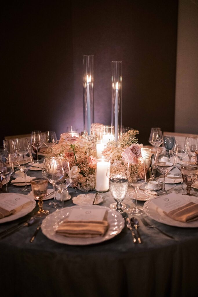 stylized wedding at St. Regis Chicago photographed on film by Danielle Heinson Photography