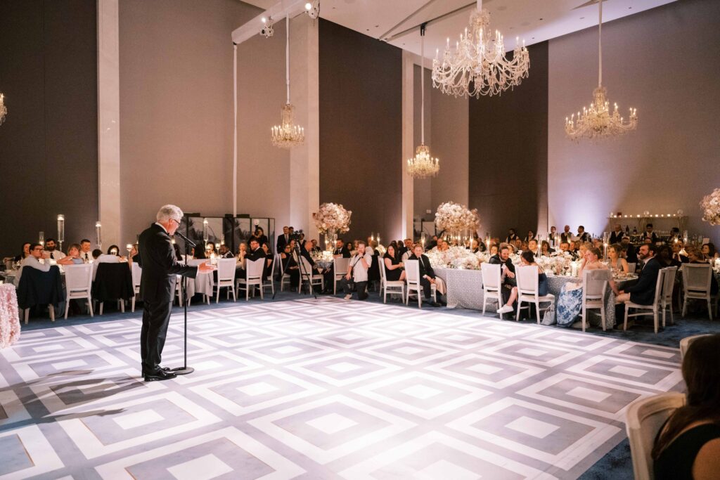 stylized wedding at St. Regis Chicago photographed on film by Danielle Heinson Photography