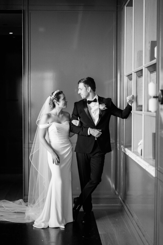 stylized wedding at St. Regis Chicago photographed on film by Danielle Heinson Photography