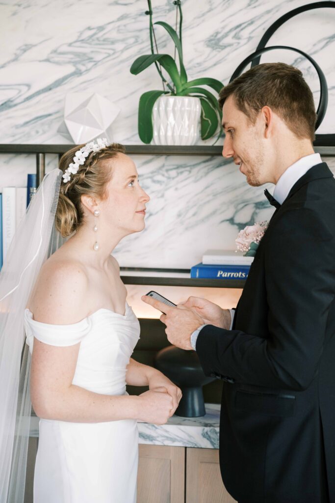 stylized wedding at St. Regis Chicago photographed on film by Danielle Heinson Photography