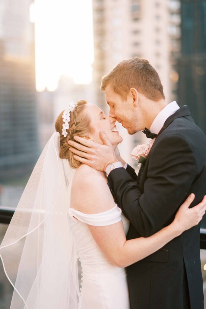 stylized wedding at St. Regis Chicago photographed on film by Danielle Heinson Photography