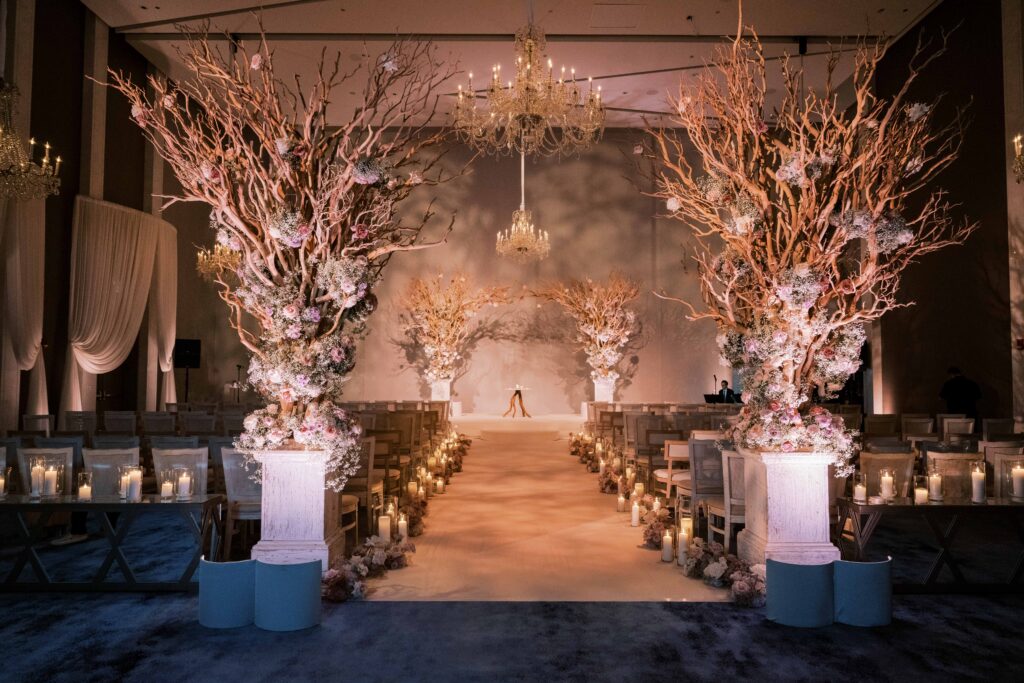 stylized wedding at St. Regis Chicago photographed on film by Danielle Heinson Photography