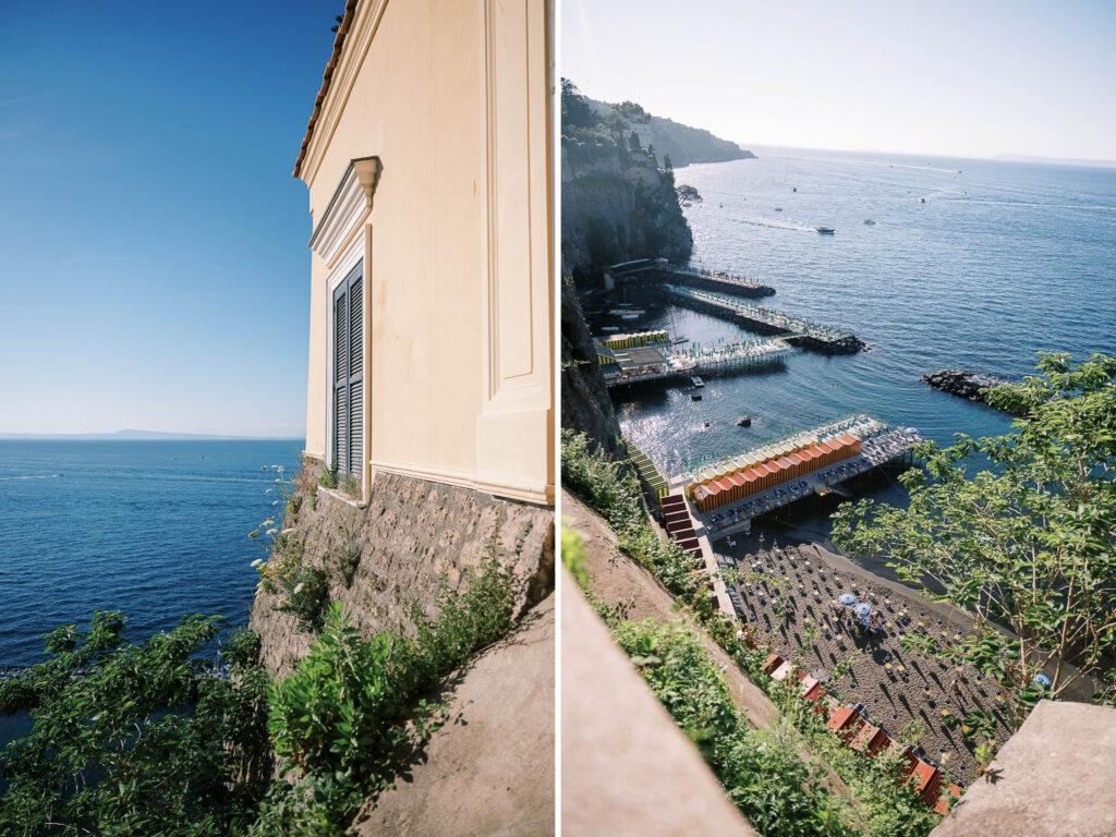 proposal in Rome; engagement photos in Positano