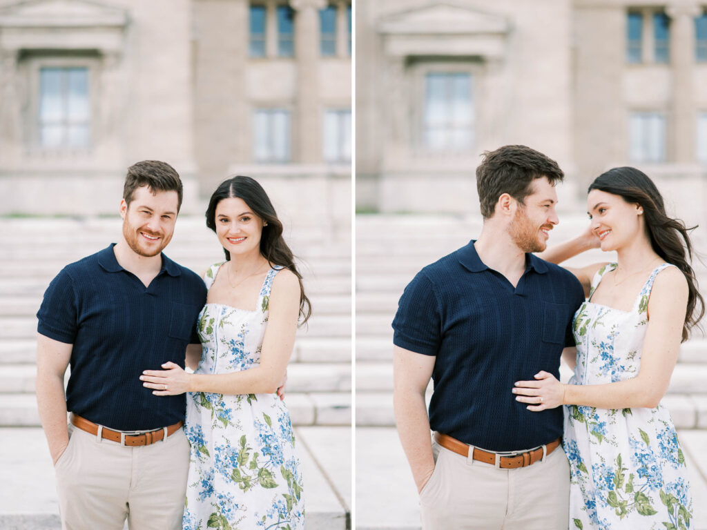 Spring Engagement Session at The Art Institute of Chicago 