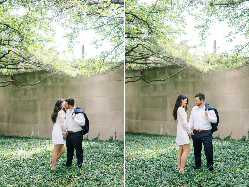 Spring Engagement Session at The Art Institute of Chicago 