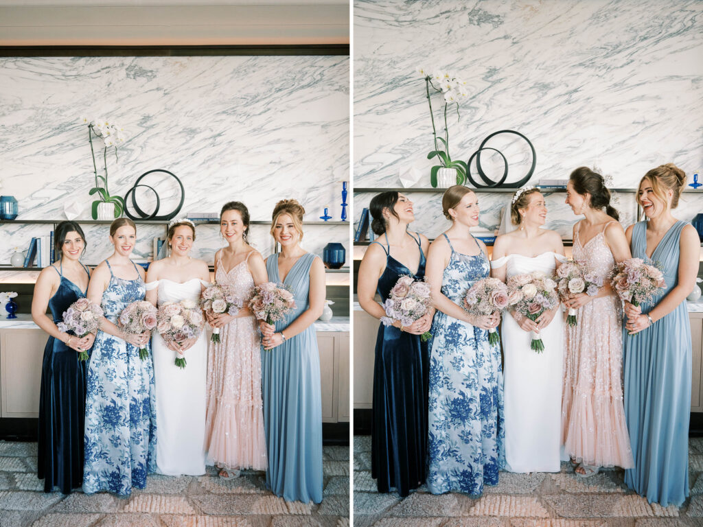 stylized wedding at St. Regis Chicago photographed on film by Danielle Heinson Photography
