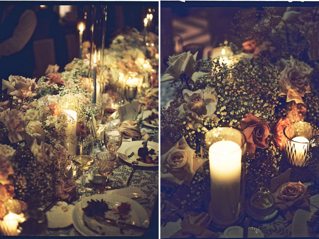 stylized wedding at St. Regis Chicago photographed on film by Danielle Heinson Photography