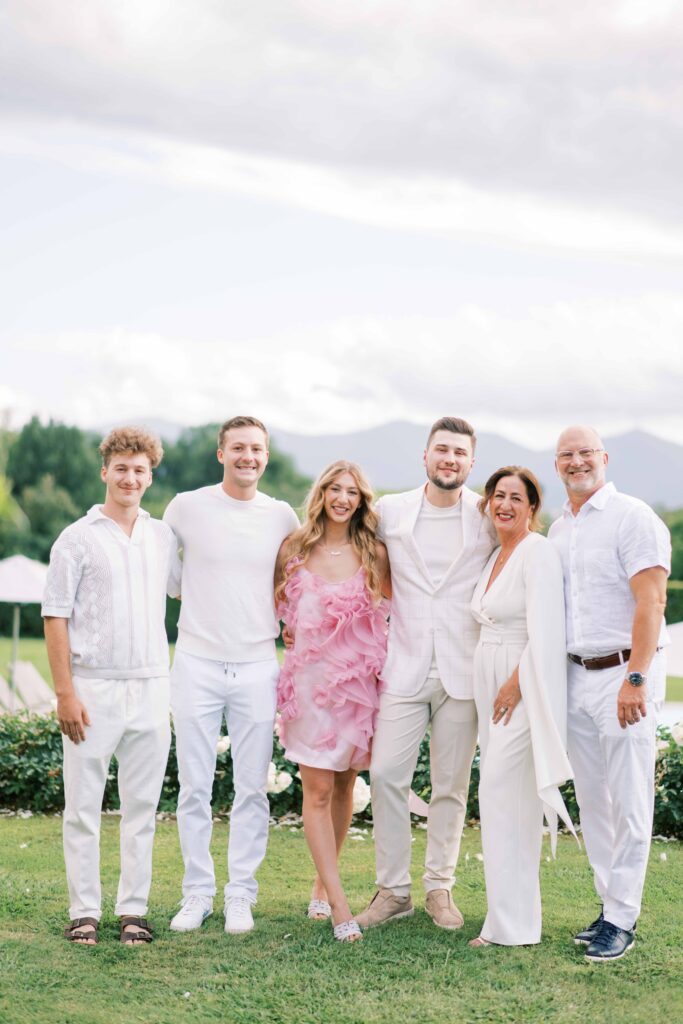 wedding welcome party photographed by Danielle Heinson Photography, destination wedding photography. Lucca, Italy. Tuscany weddings