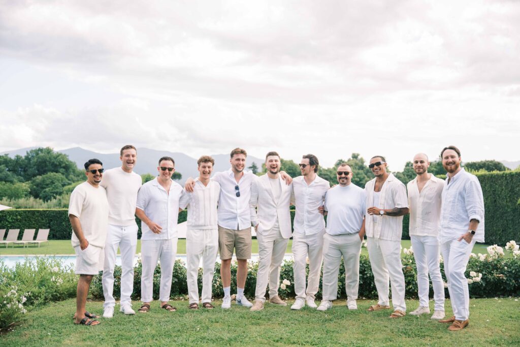 wedding welcome party photographed by Danielle Heinson Photography, destination wedding photography. Lucca, Italy. Tuscany weddings