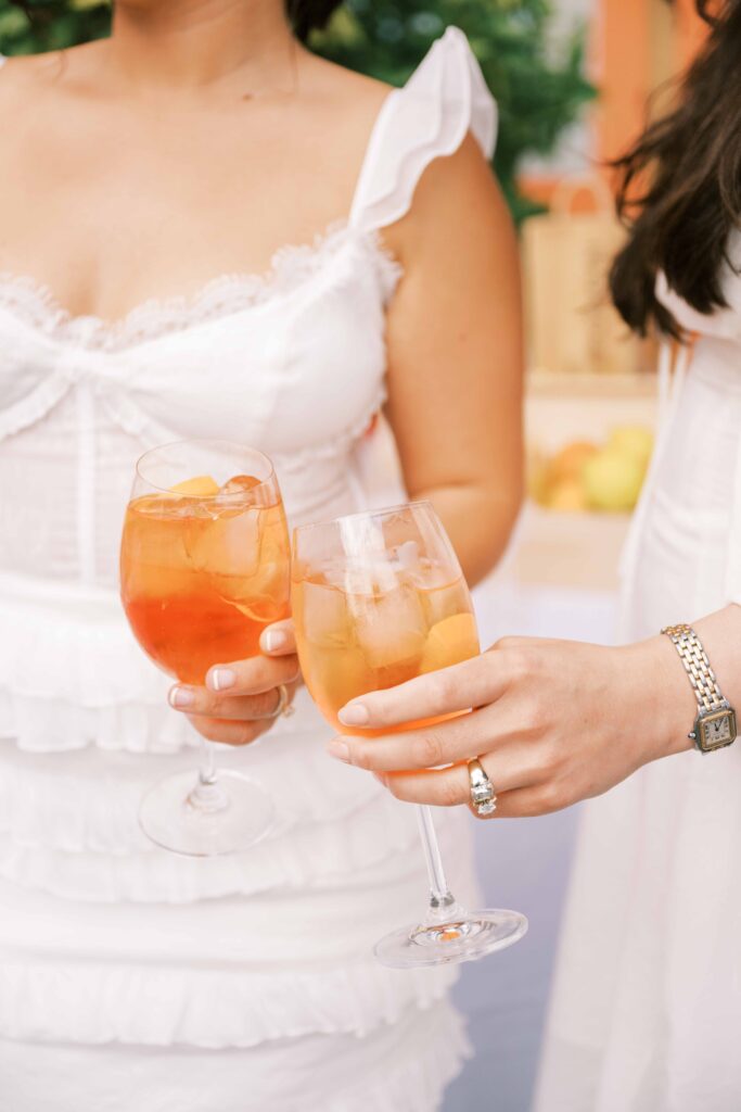 wedding welcome party photographed by Danielle Heinson Photography, destination wedding photography. Lucca, Italy. Tuscany weddings