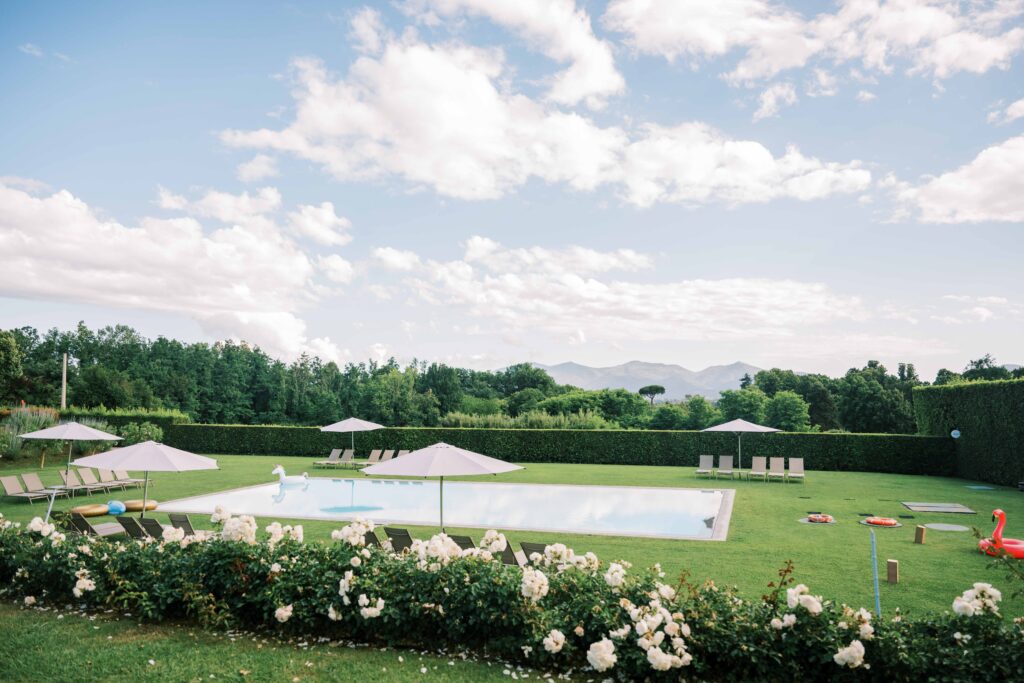 wedding welcome party photographed by Danielle Heinson Photography, destination wedding photography. Lucca, Italy. Tuscany weddings