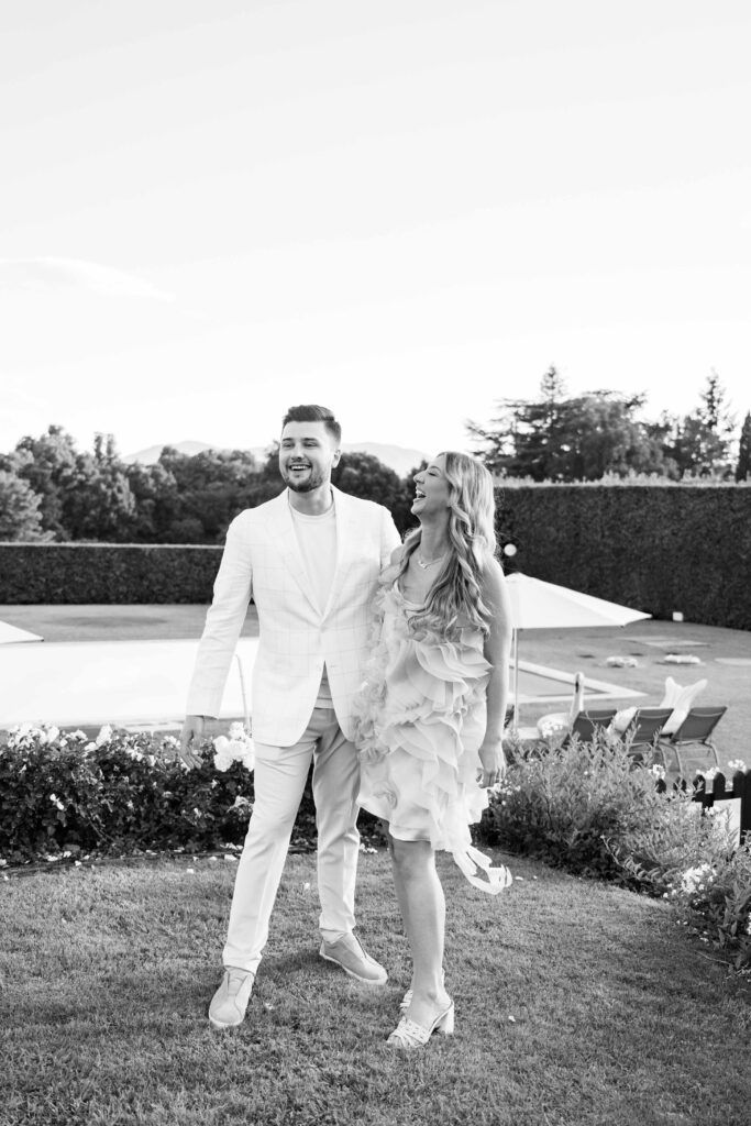 wedding welcome party photographed by Danielle Heinson Photography, destination wedding photography. Lucca, Italy. Tuscany weddings