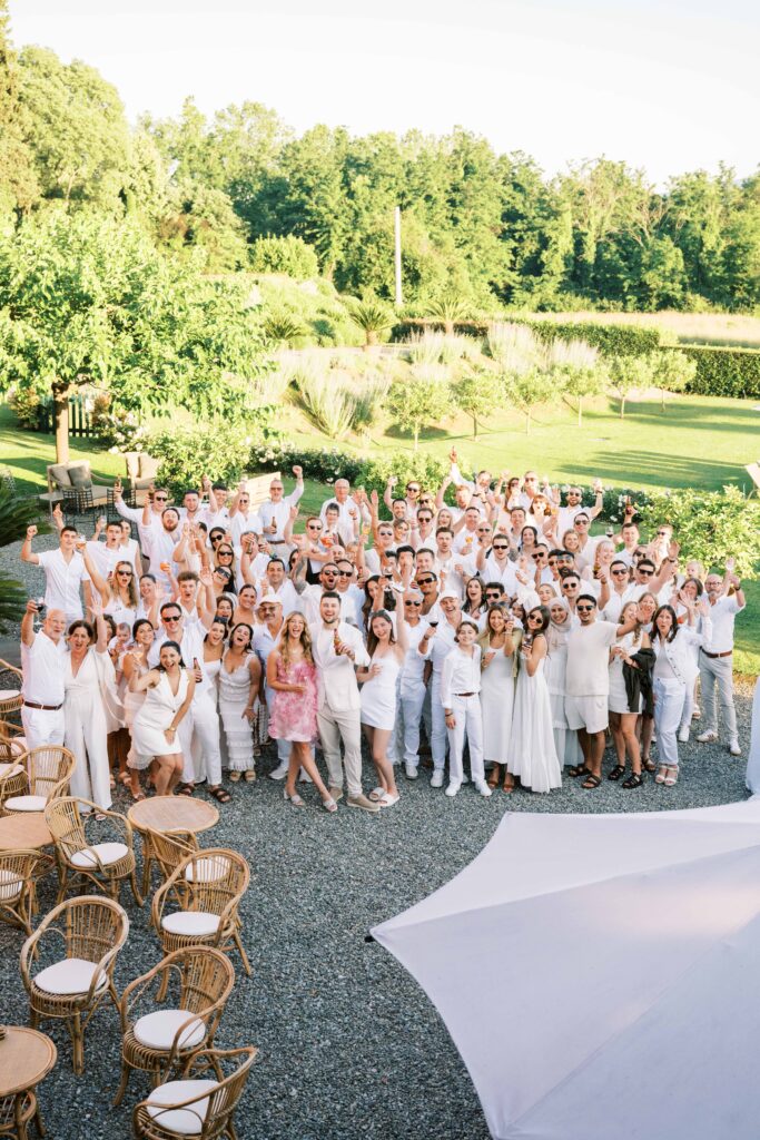wedding welcome party photographed by Danielle Heinson Photography, destination wedding photography. Lucca, Italy. Tuscany weddings