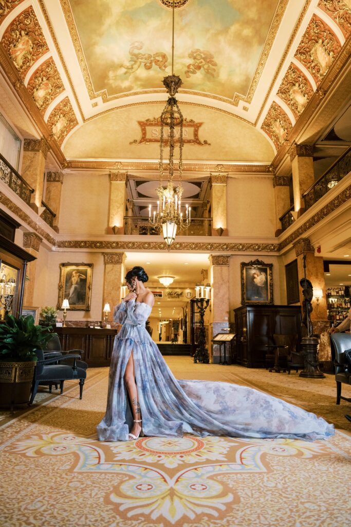 Victorian-inspired bridal gowns; custom wedding dresses by Mignonette Bridal