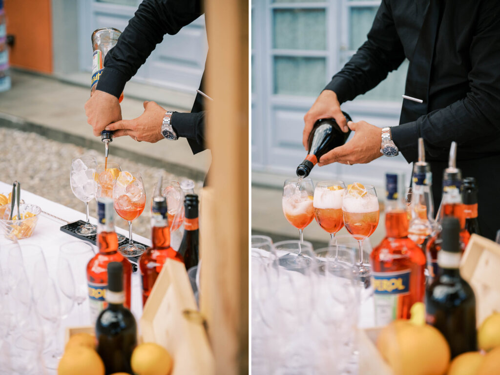 wedding welcome party photographed by Danielle Heinson Photography, destination wedding photography. Lucca, Italy. Tuscany weddings