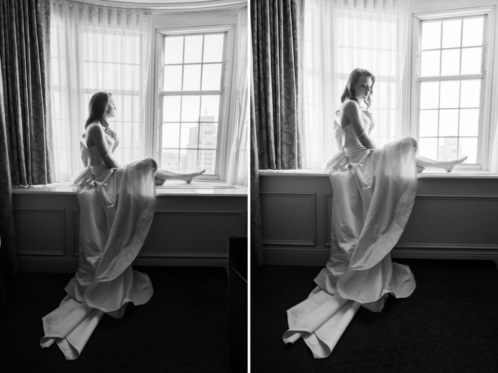 Milwaukee Bridal; MKE; film bridal portraits