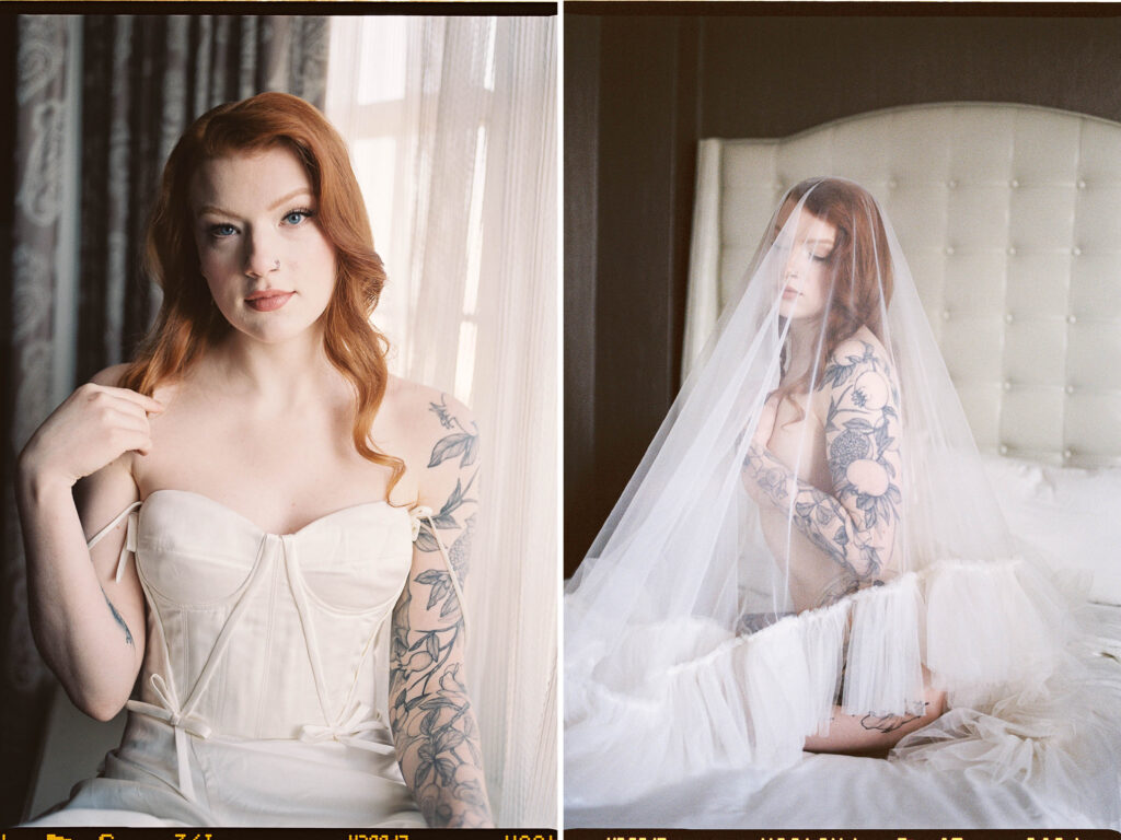 Milwaukee Bridal; MKE; film bridal portraits; mini boudoir session