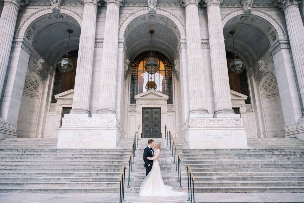 editorial photography session at the New York Public Library 