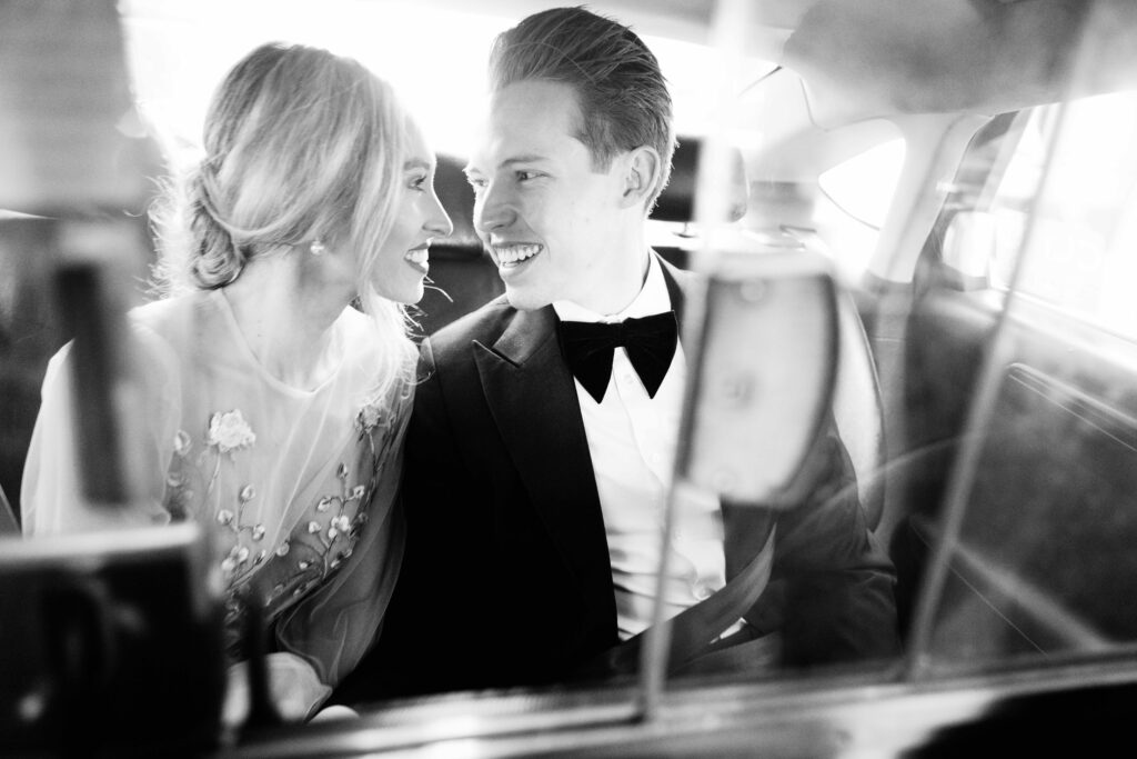 NYC taxi pictures wedding