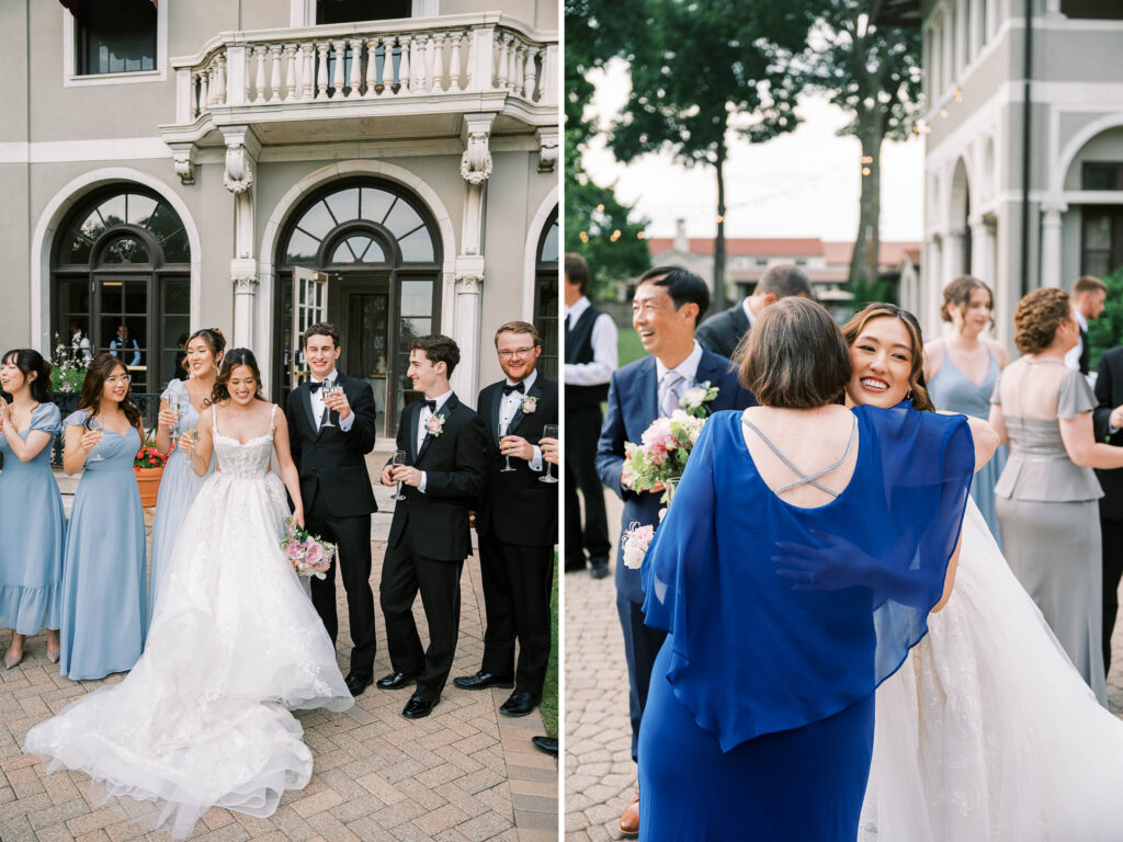 wedding reception at The Armour House Mansion and Gardens photographed by Danielle Heinson Photography
