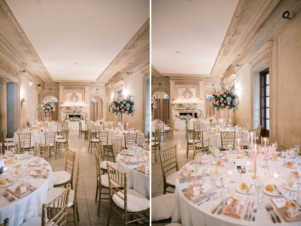 vintage modern regencycore / royalty core wedding design at The Armour House Mansion and Gardens
