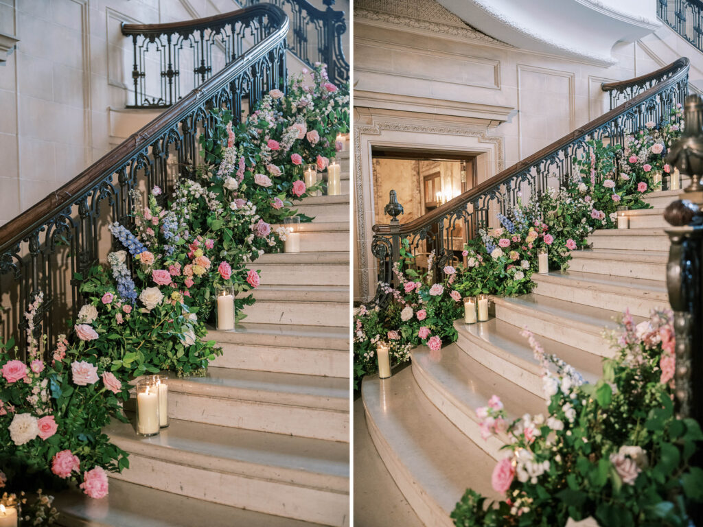 vintage modern regencycore / royalty core wedding design at The Armour House Mansion and Gardens