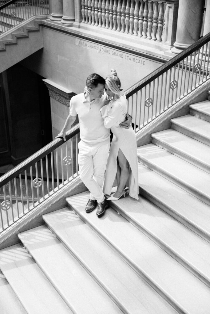 art studio / art museum engagement photos