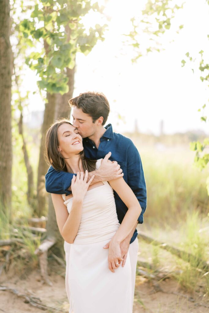 Chicago studio and outdoor engagement session