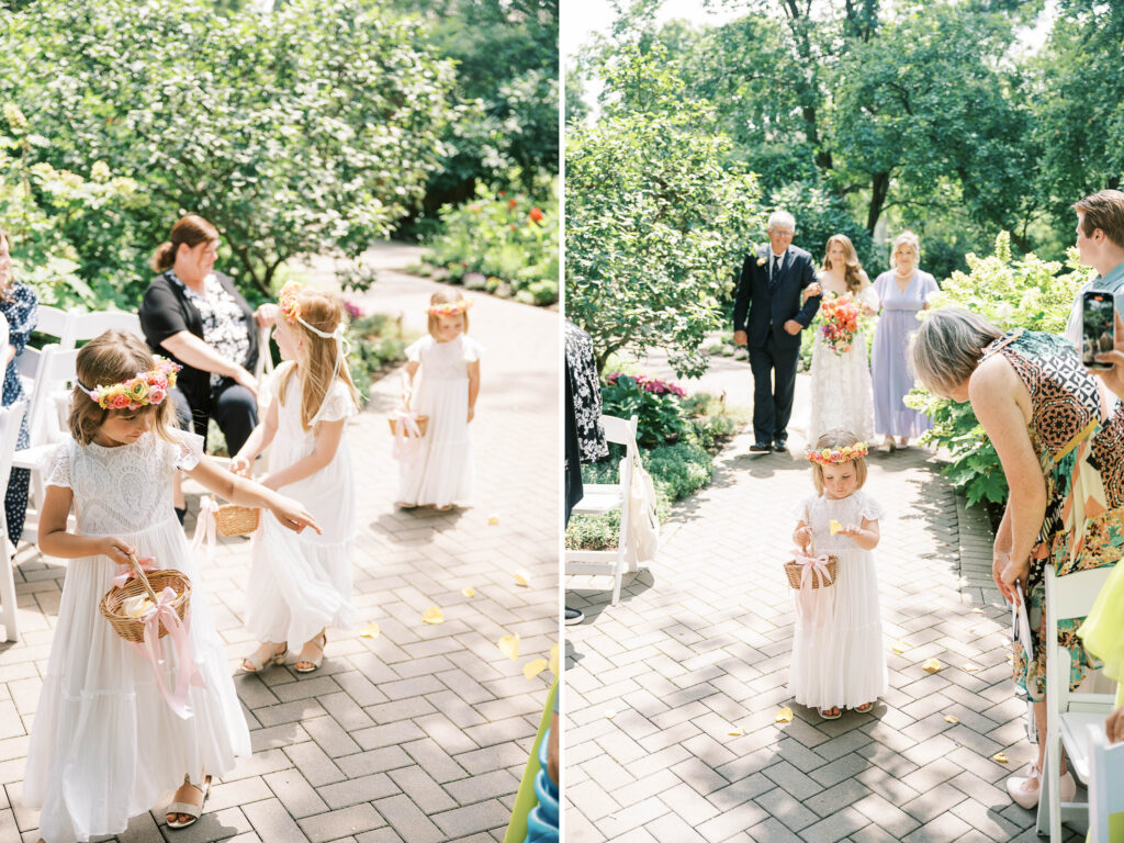 flower girl dresses and head pieces