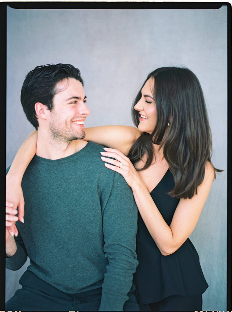 Chicago studio and outdoor engagement session