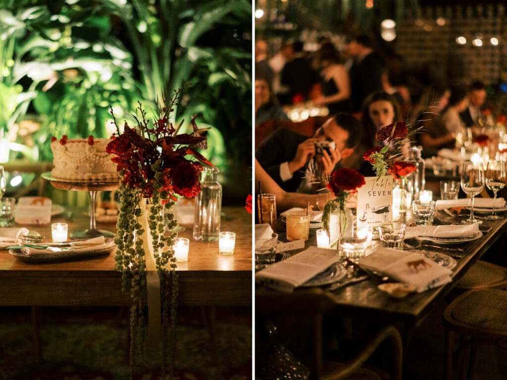 unique floral arrangements for wedding; best trailing greenery for wedding florals