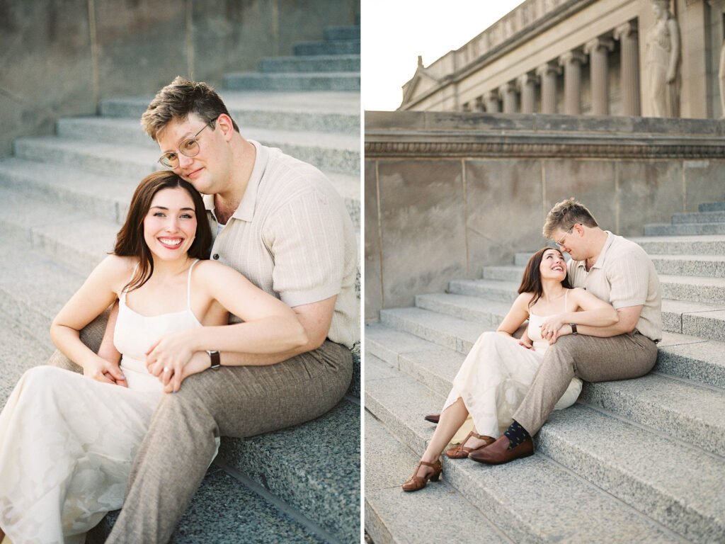 Griffin Museum of Science & Industry engagement photo session