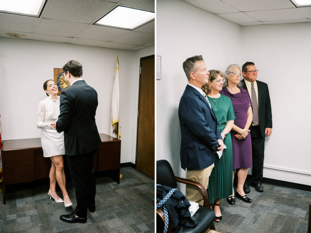 Chicago elopement at City Hall
