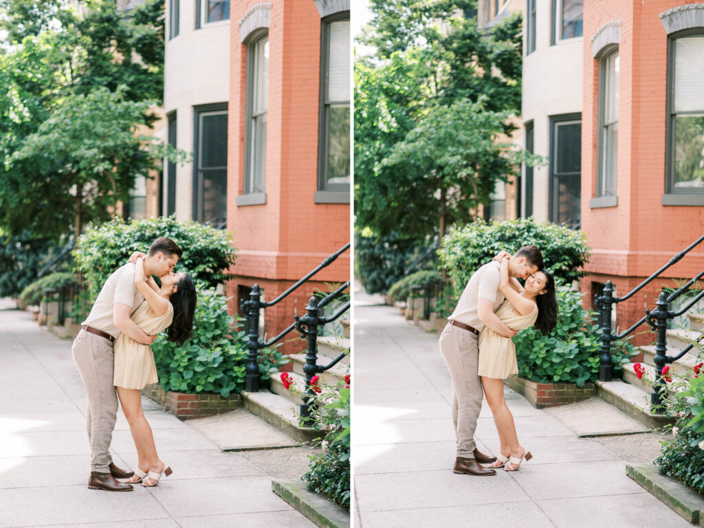 pretty locations in Washington DC for engagement photos