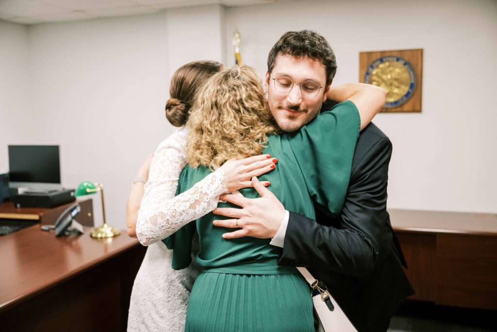 Chicago elopement at City Hall
